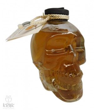 Medovina - ozdobná fľaša "lebka" - 0,180l - 1961 - 1