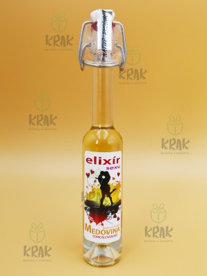 Medovina PALAZZO - 0,04l - ozdobná fľaša s nápisom "Elixír Sexu" - 1978-5