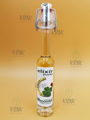 Medovina PALAZZO - 0,04l - ozdobná fľaša s nápisom "Elixír šťastia" - 1978-8
