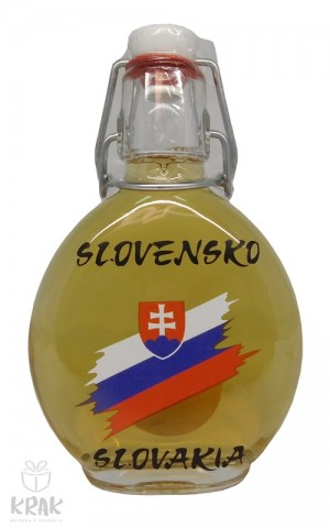 Medovina - dekor fľaša - 0,2l - motív "Slovensko" - 2138-2