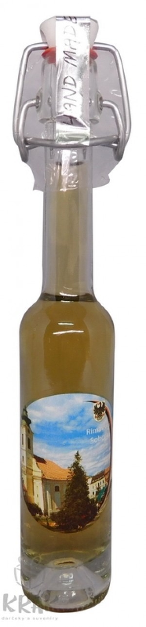 Medovina PALAZZO - 0,04l - ozdobná fľaša motív "Rimavská Sobota" - dekor 1 - 1978- 33