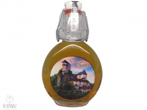 Medovina - dekor fľaša - 0,2l - motív "Oravský Podzámok" 2138-5