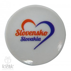 Magnetka - tanierik - dekor 2 -  " Slovensko " - 1633 - 2