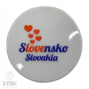 Magnetka - tanierik - dekor 5 -  " Slovensko " - 1633 - 5