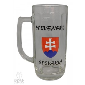 Pivový krígeľ "Europa" 0,3l - motív "Slovensko" - dekor 6 - 2502r-2
