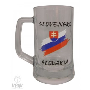 Pivový krígeľ "Pub" 0,3l  - "Slovensko" - dekor 7 - 2520 - 1