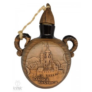 Pastierska fľaša malá "Banská Bystrica" 3117- 5