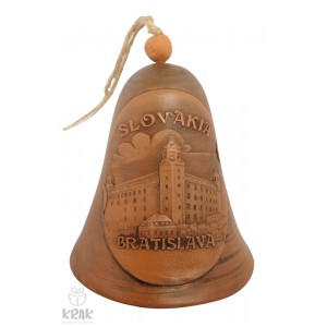 Keramický zvonec - motív "Bratislava" - 13