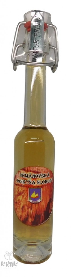 Medovina PALAZZO - 0,04l - ozdobná fľaša s nápisom "Demänovská jaskyňa slobody" - 1978-30