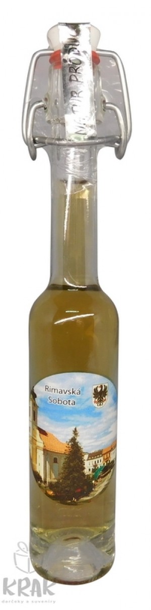 Medovina PALAZZO - 0,04l - ozdobná fľaša motív "Rimavská Sobota" - dekor 2 - 1978- 32