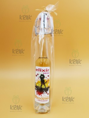 Medovina PALAZZO - 0,04l - ozdobná fľaša s nápisom "Elixír Sexu" - 1978-5