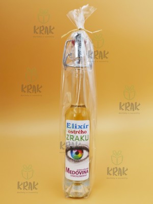 Medovina PALAZZO - 0,04l - ozdobná fľaša s nápisom "Elixír ostrého zraku" - 1978-6