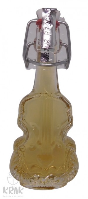Medovina - ozdobná fľaša "husle" - 0,04l - 1981 - 1