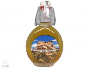 Medovina - dekor fľaša - 0,2l - motív "Oravský Podzámok" 2138-7