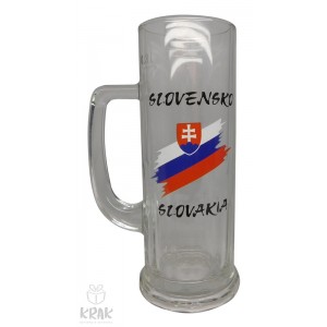 Pivový krígeľ "Europa" 0,3l - motív "Slovensko" - dekor 7 - 2502e-1
